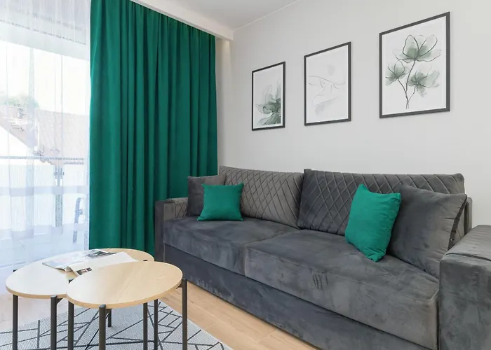 Lägenhet Baltic Twist With Balcony By Renters Jastrzębia Góra